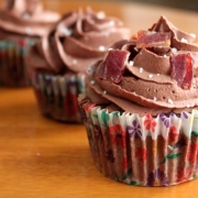 The Ultimate Bacon Chocolate Cupcakes