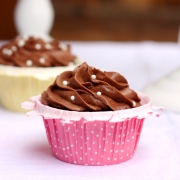 Cinnamon Chocolate Cupcakes with Nutella Frosting