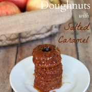 Apple Cider Doughnuts with Salted Caramel