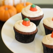 Pumpkin Spice Cupcakes with Browned Butter Frosting