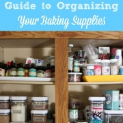 5 Ways to Organize Your Baking Supplies {Free Printable}