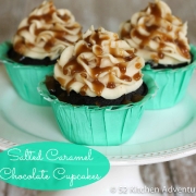 Salted Caramel Chocolate Cupcakes