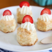 Strawberry Shortcake Bites