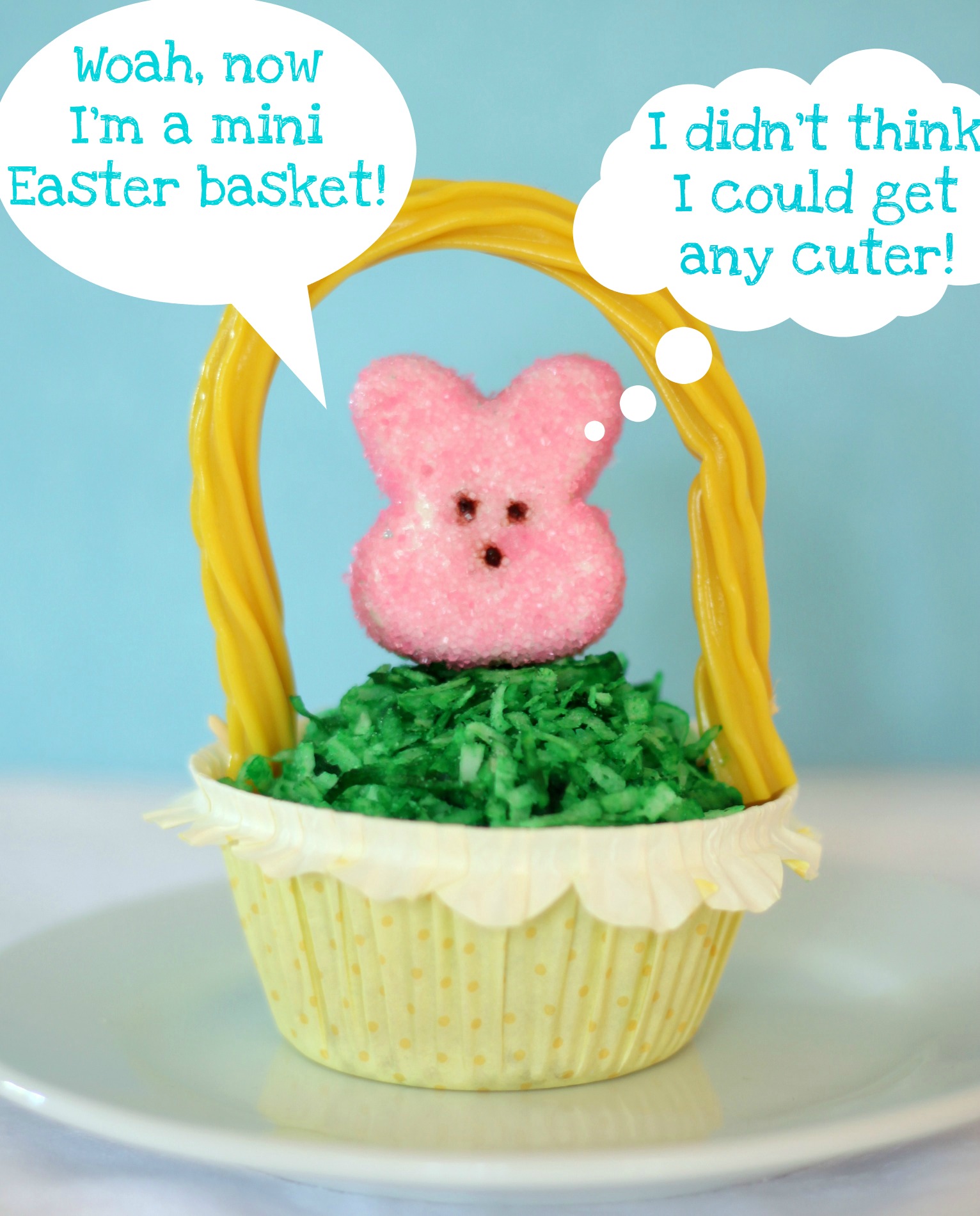 Easter basket peeps cupcake cuter