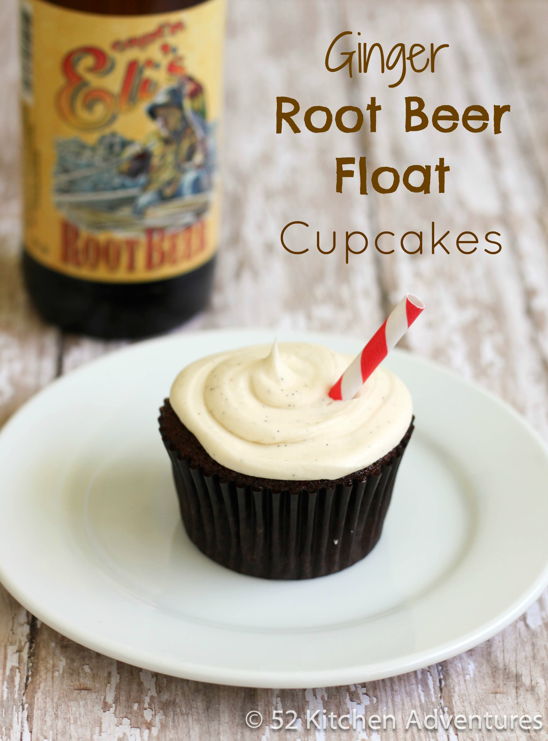 Ginger Root Beer Float Cupcakes