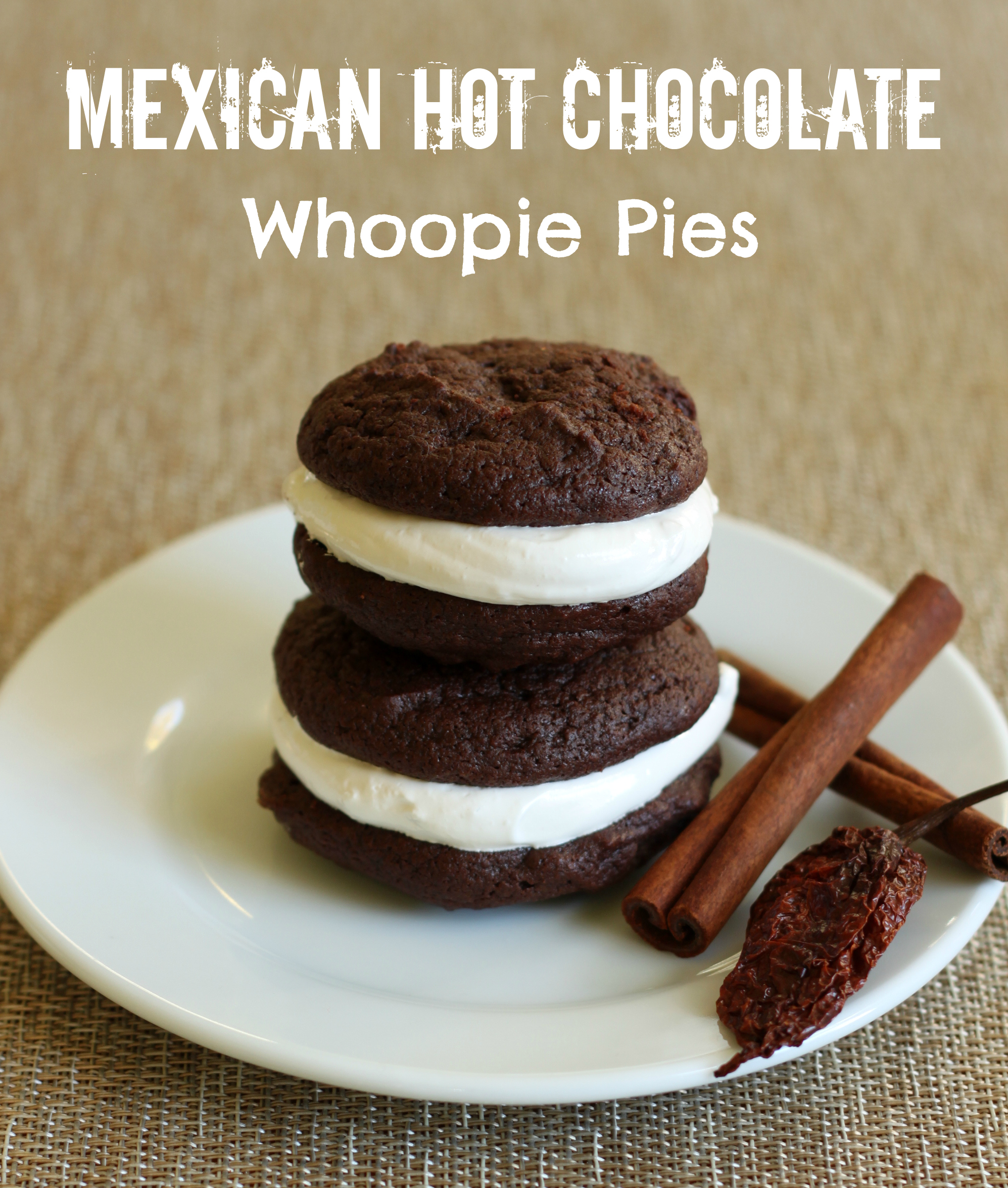 Mexican Hot Chocolate Whoopie Pies