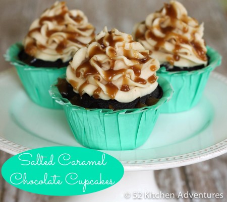 Chocolate Salted Caramel Cupcakes