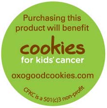 OXO Cookies for Kids’ Cancer