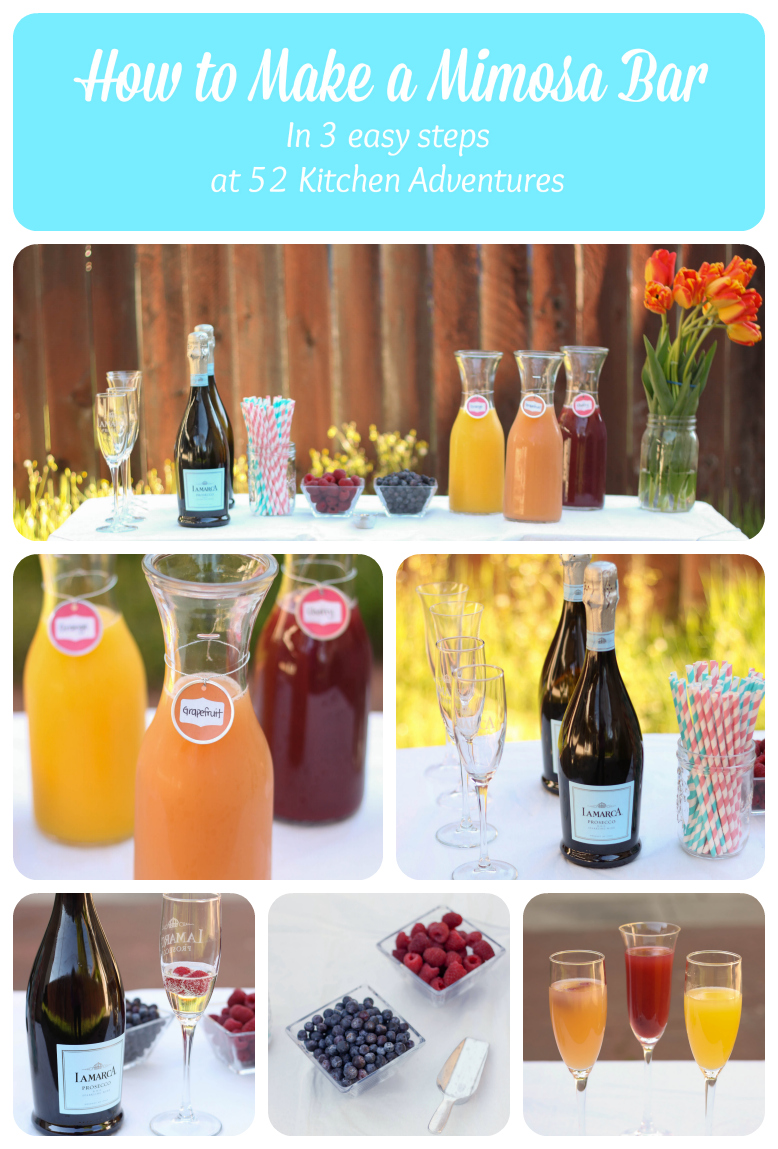 Easy Mimosa Bar Set-Up - Aleka's Get-Together