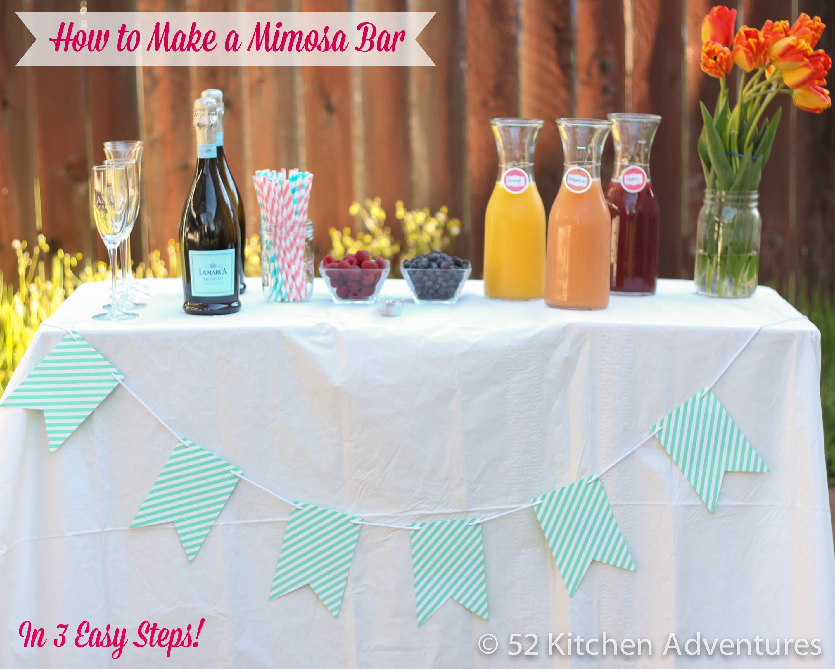 How to Make a Mimosa Bar