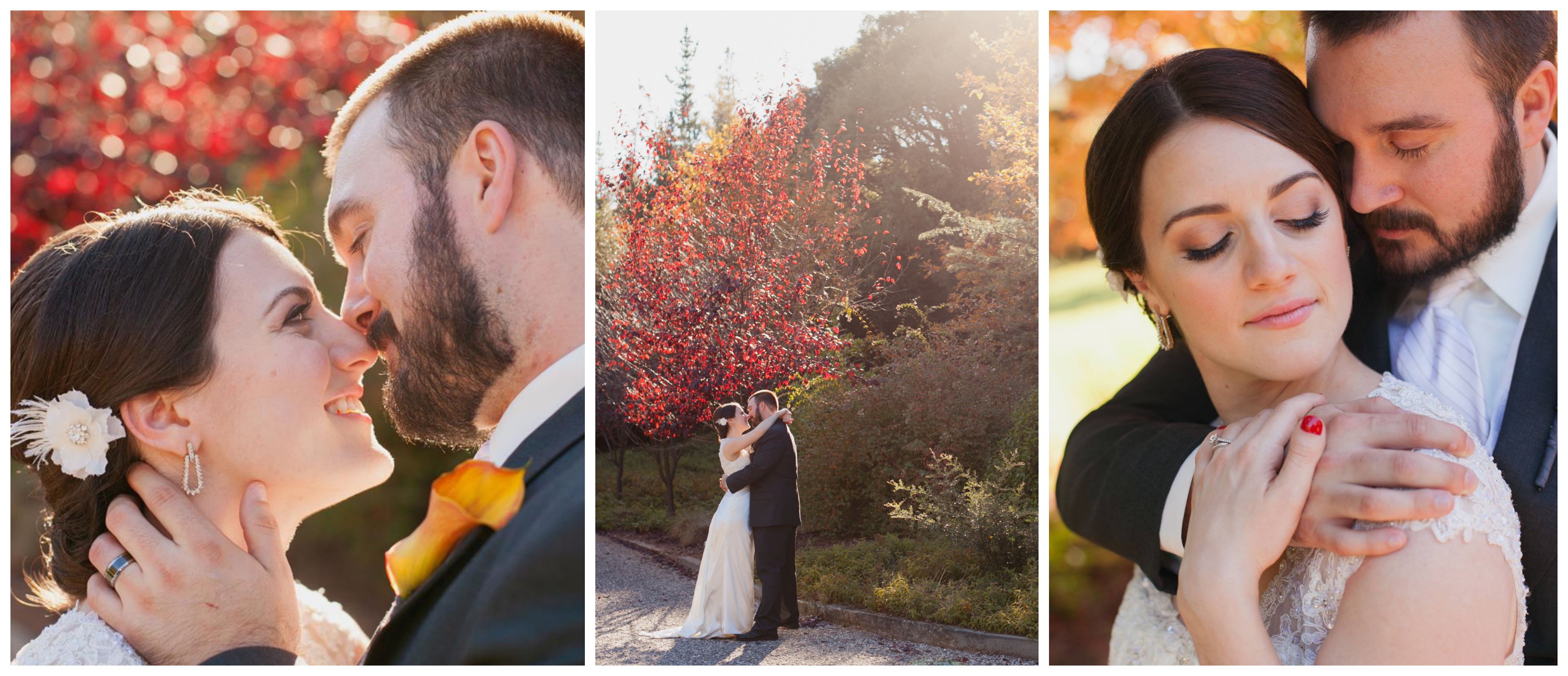 Autumn wedding photos