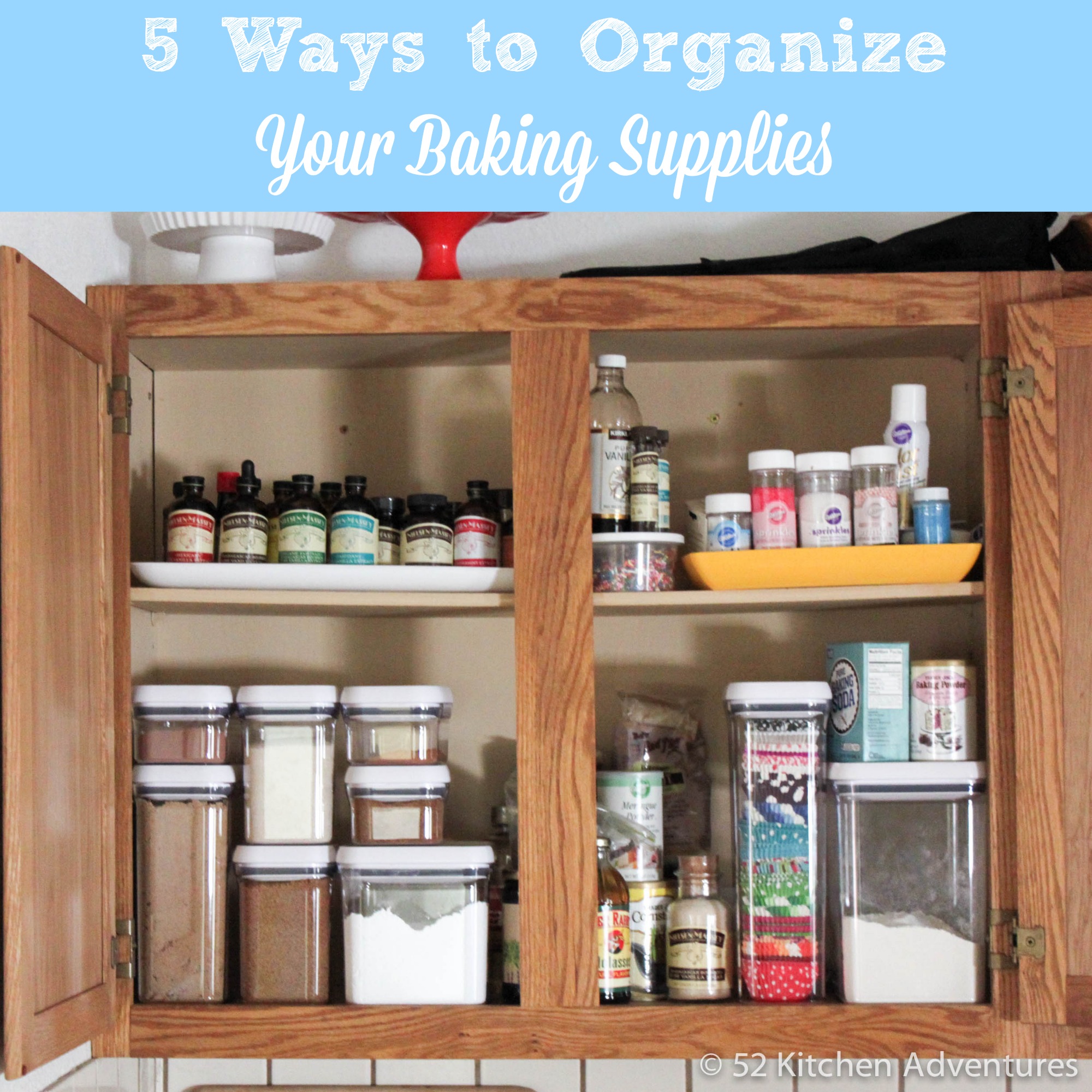 Organizing Baking Supplies