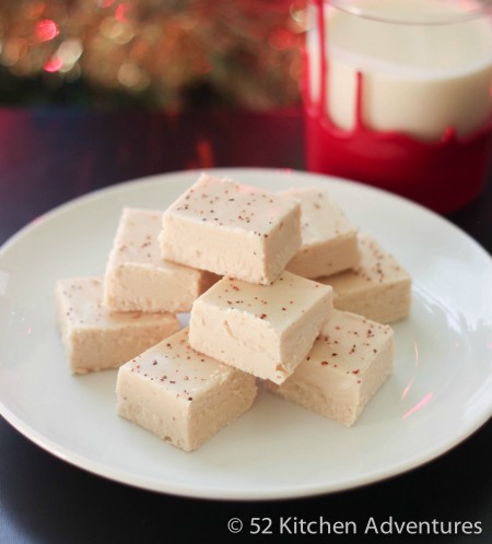 Eggnog Fudge