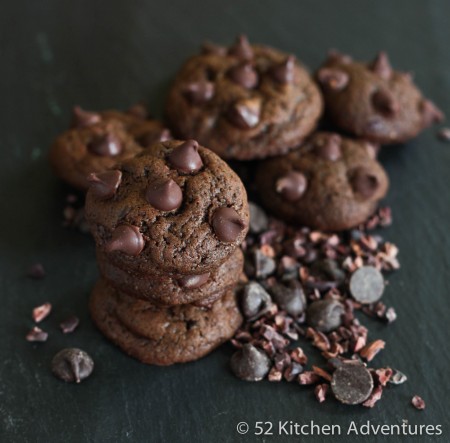 Triple Chocolate Cookies