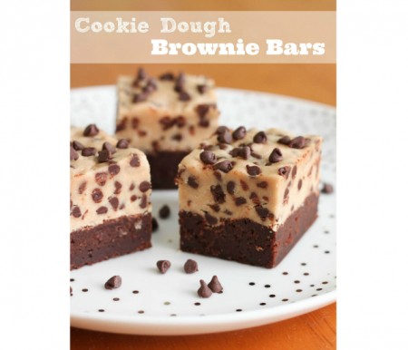 Cooke dough brownie bars 550