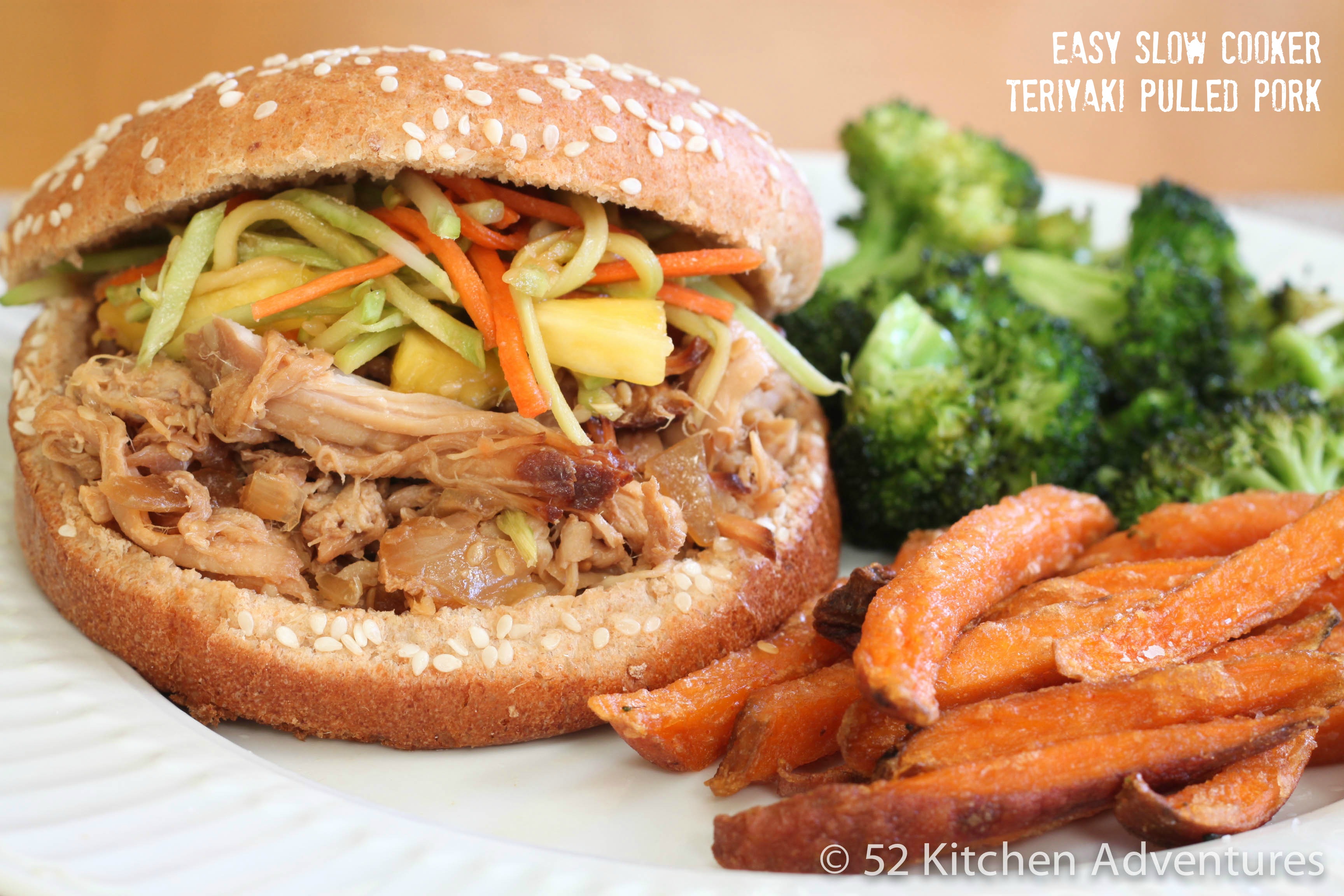 Easy Slow Cooker Teriyaki Pulled Pork