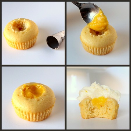 How to fill a cupcake with jam