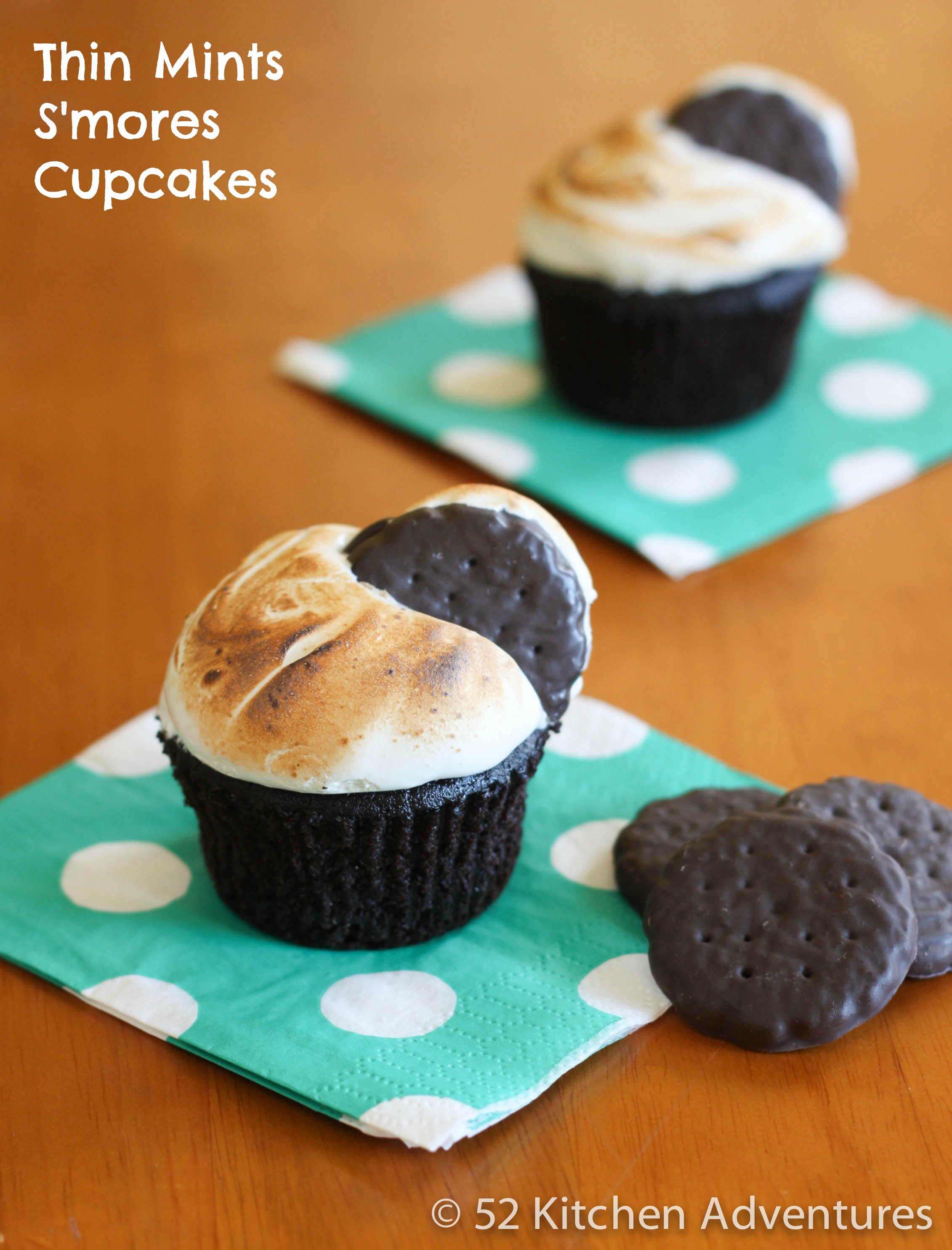 Thin Mints S'mores Cupcakes