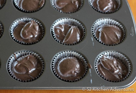 Thin Mint S'mores Cupcakes batter