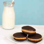 Salted Caramel and Chocolate Whoopie Pies