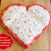 How to Make a Heart Cake (without a Heart Shaped Pan!)