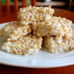 Rice Krispies Treats with Homemade Marshmallow