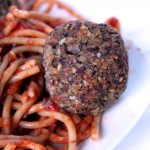 Spaghetti with Hearty Vegan Meatballs