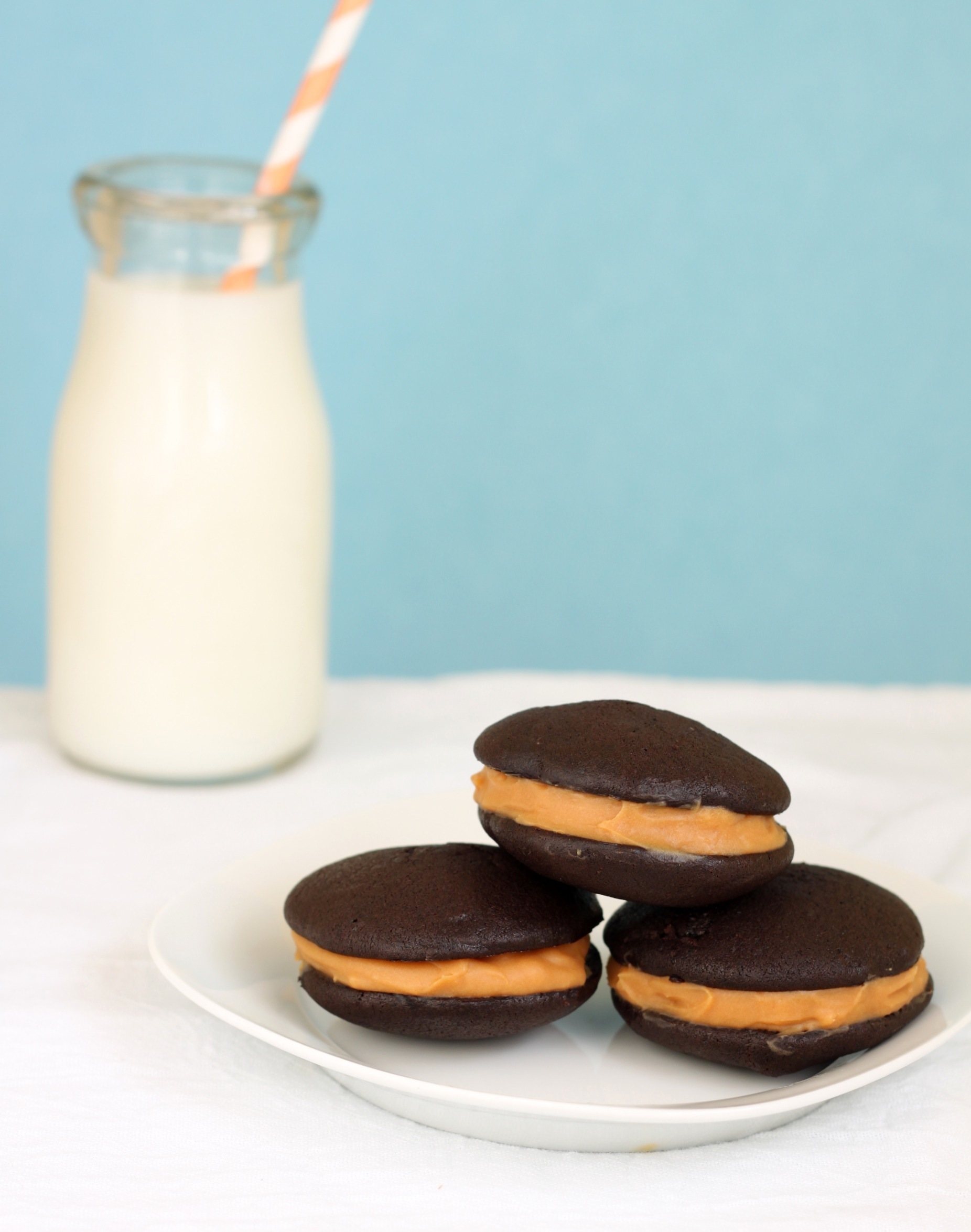 Salted caramel whoopie pies