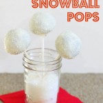Peppermint Chocolate Snowball Pops