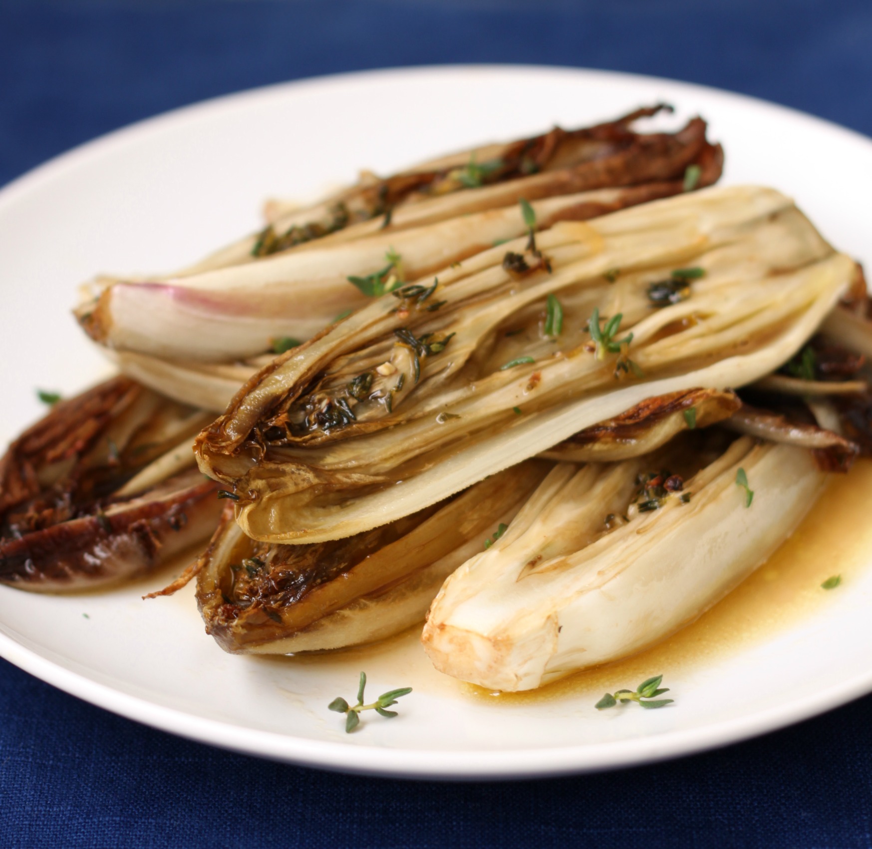 Honey thyme roasted endives