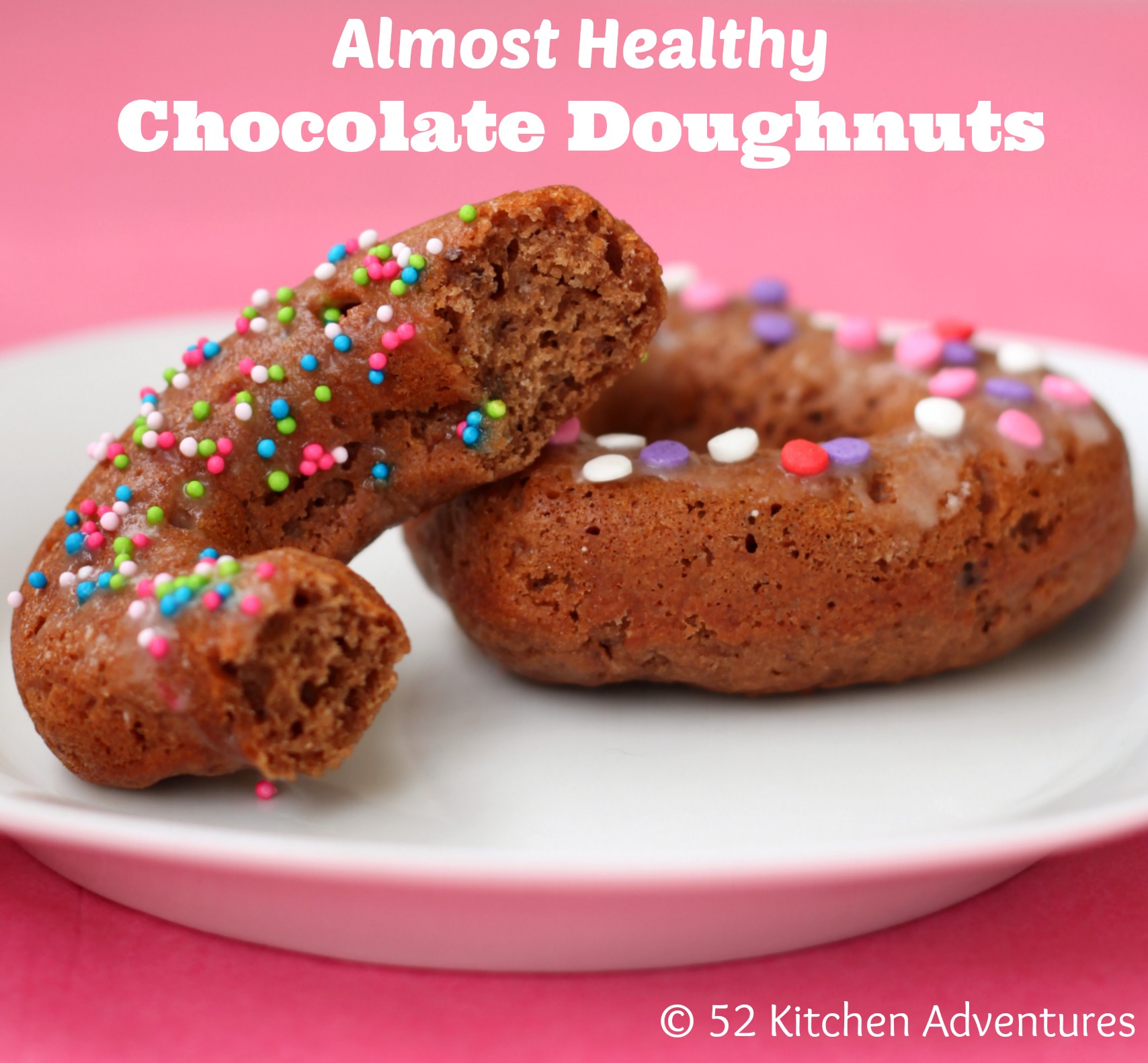 Almost Healthy Chocolate Doughnuts