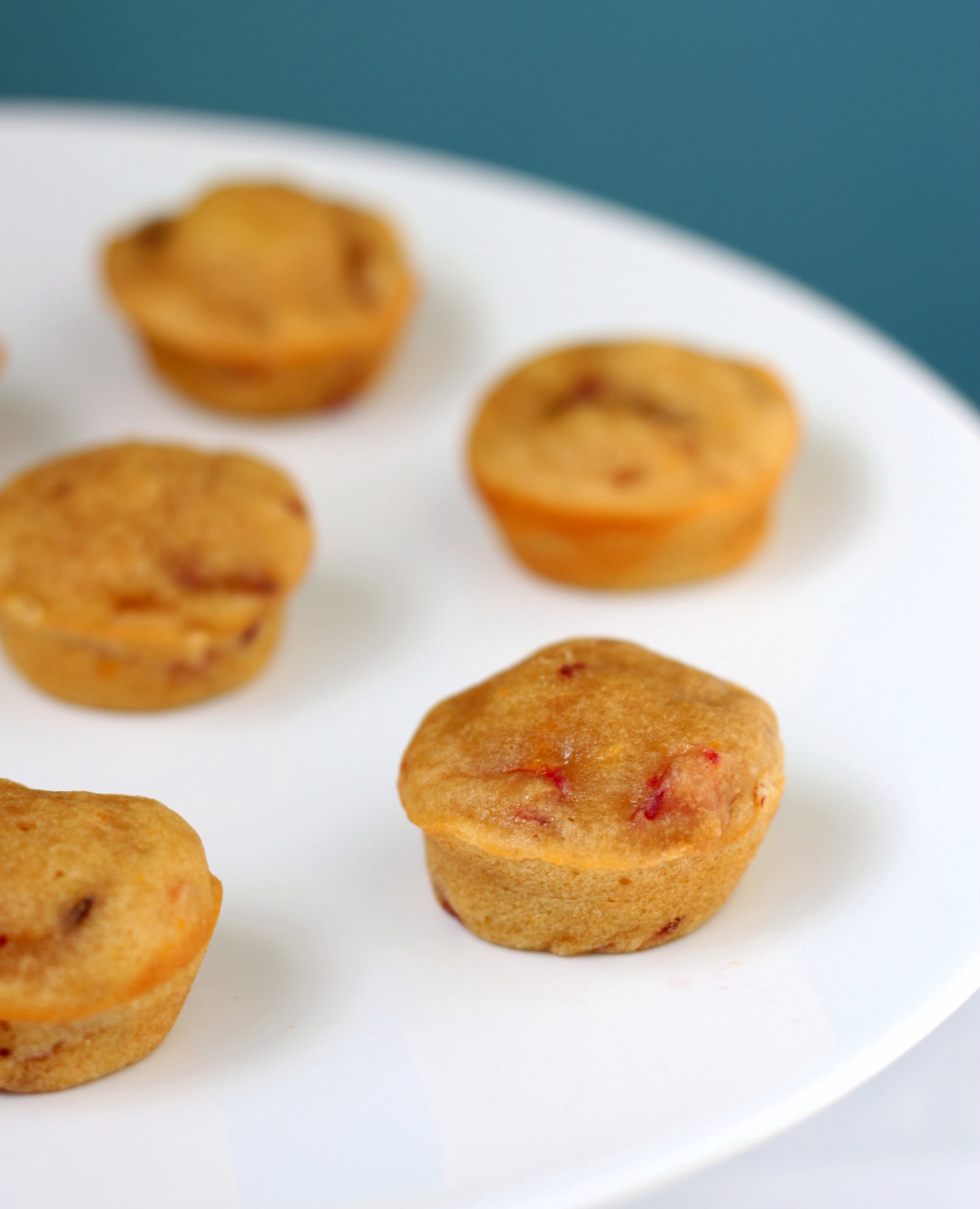 Blood orange mini muffins