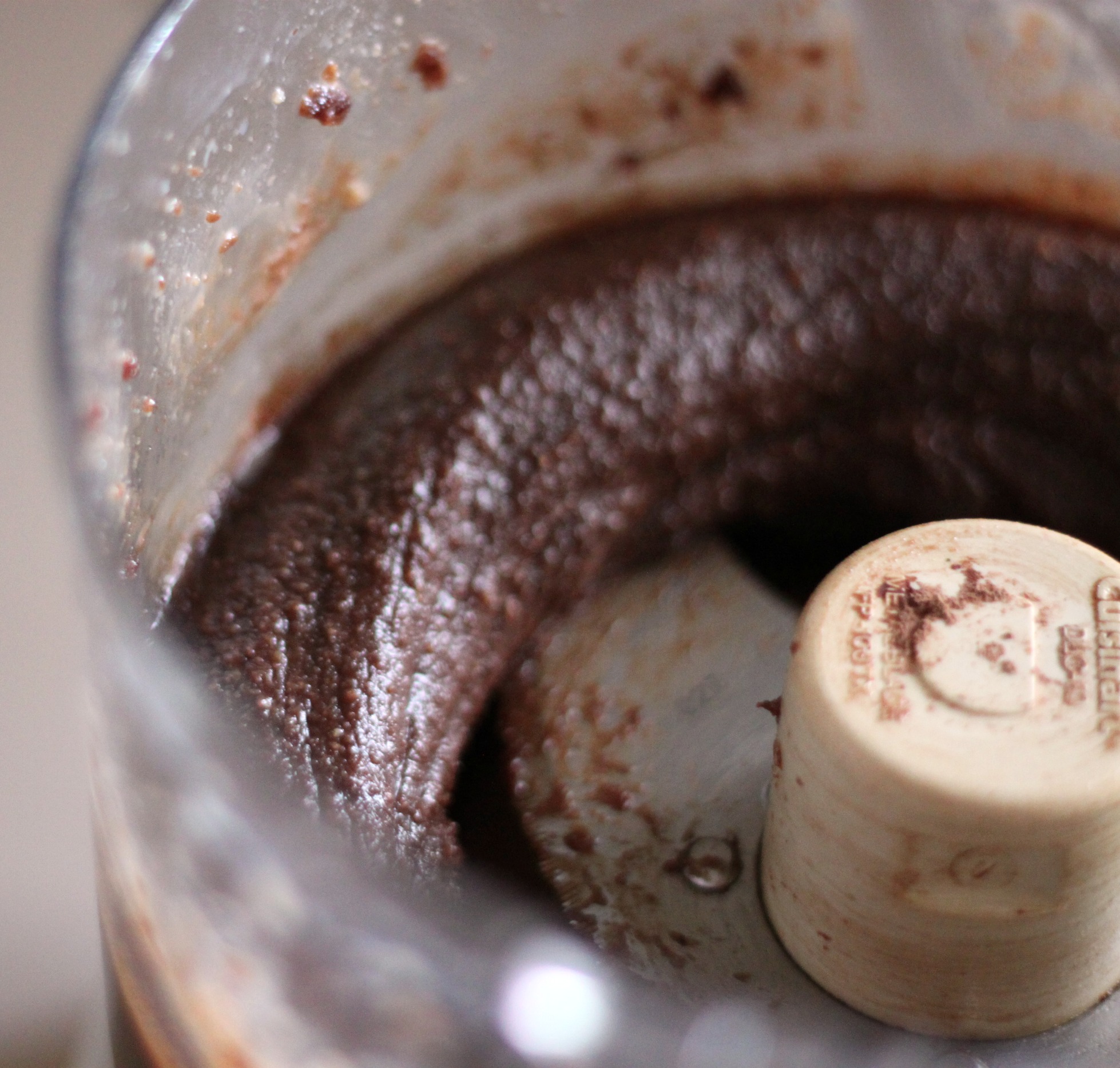 Almost healthy nutella in food processor