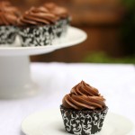 Gluten Free Cupcakes with Nutella Cloud Frosting