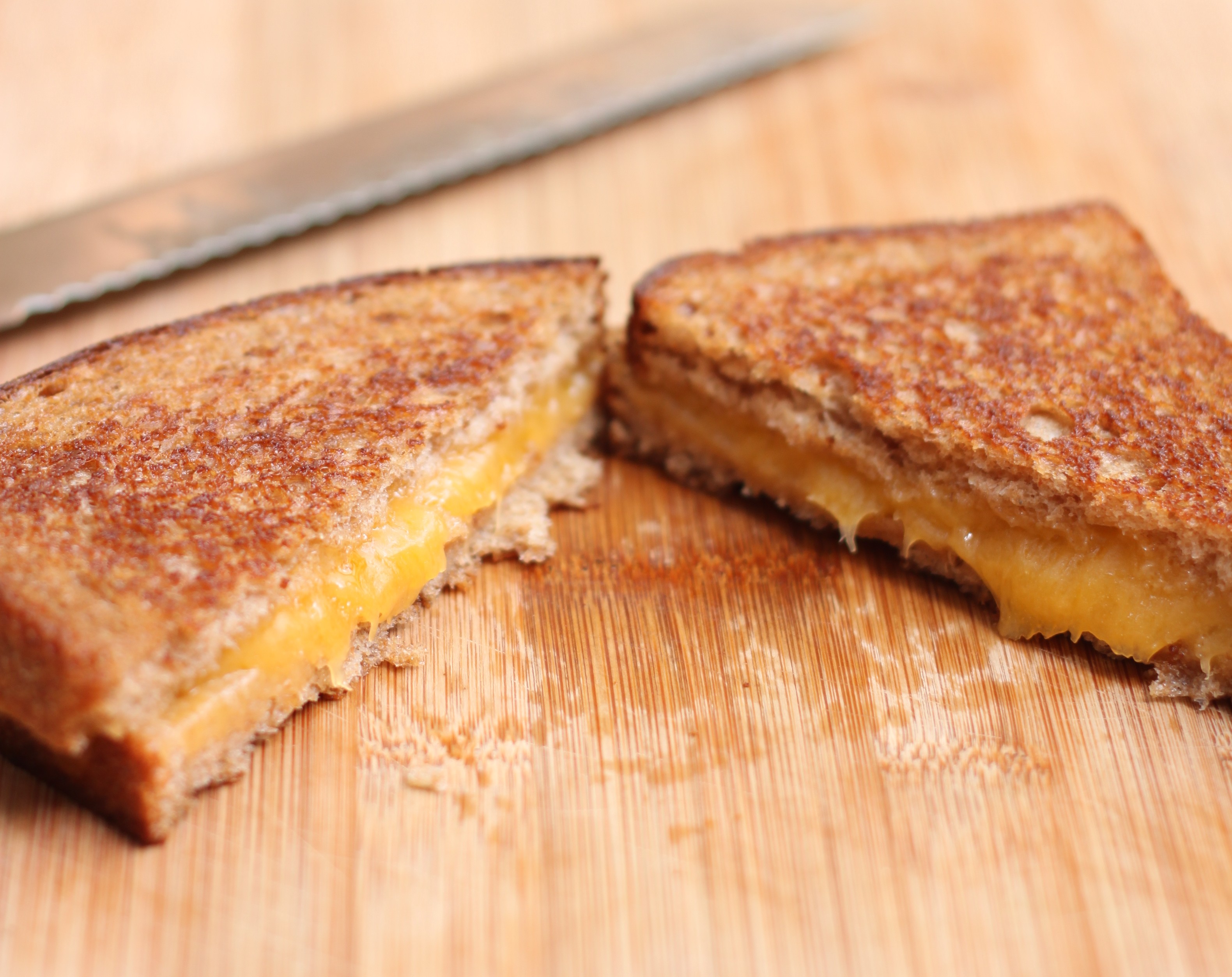 Eat brown butter grilled cheese immediately