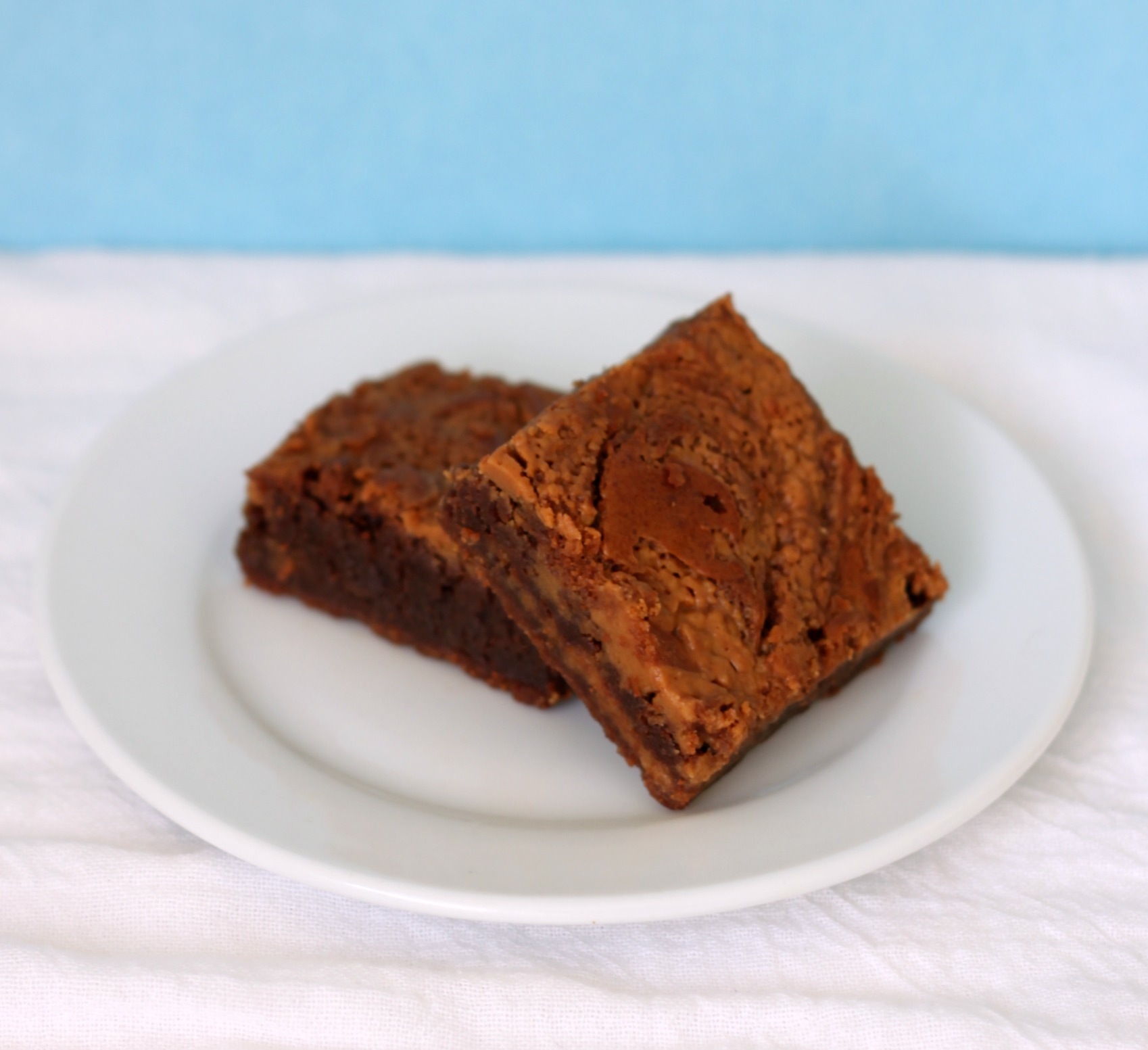 Nutella peanut butter brownies 3