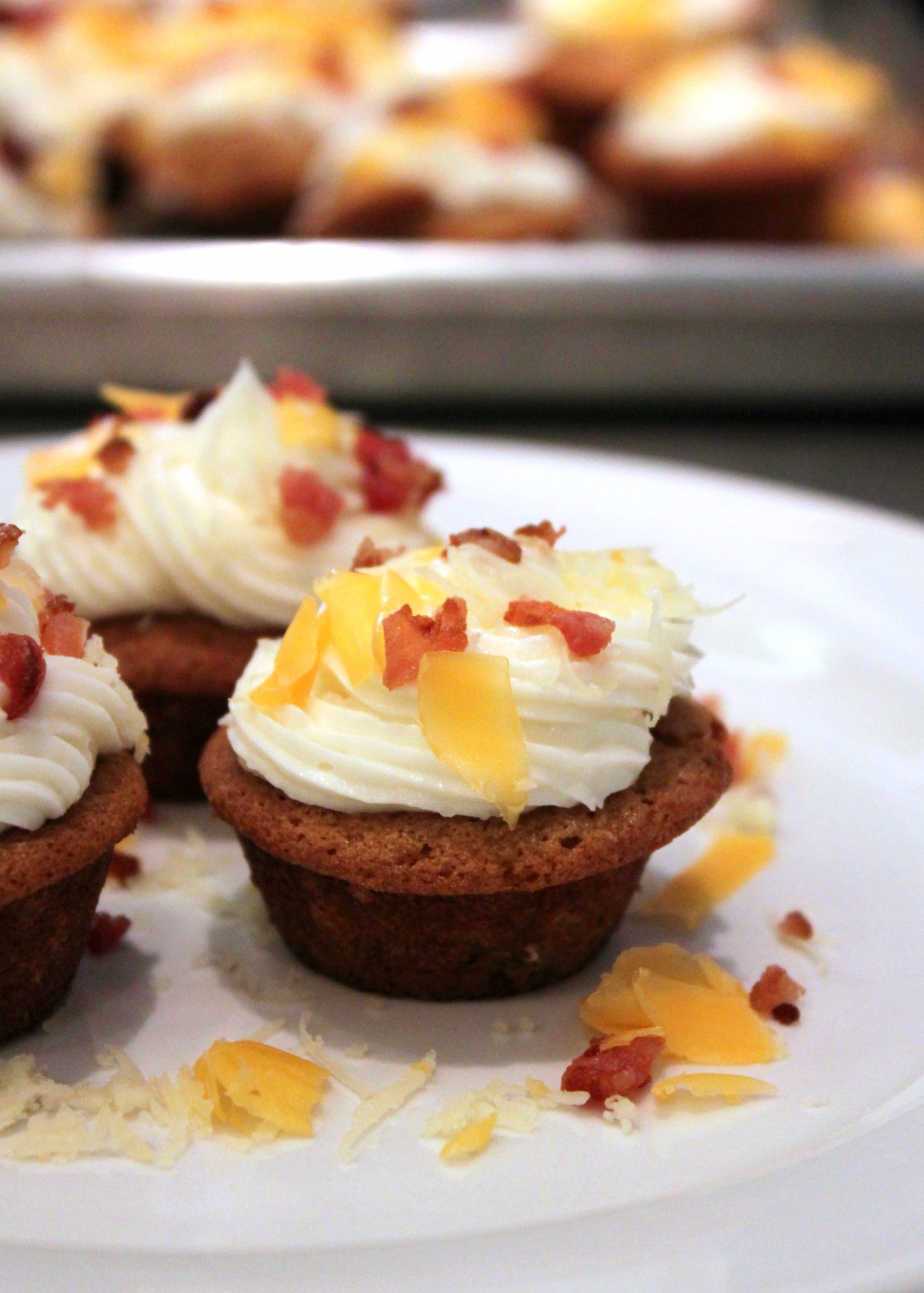 Beer Bacon Cheese Cupcakes 3