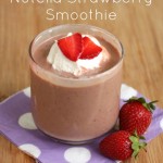 Nutella Strawberry Smoothie