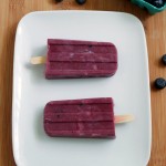 Blueberry Pomegranate Yogurt Pops