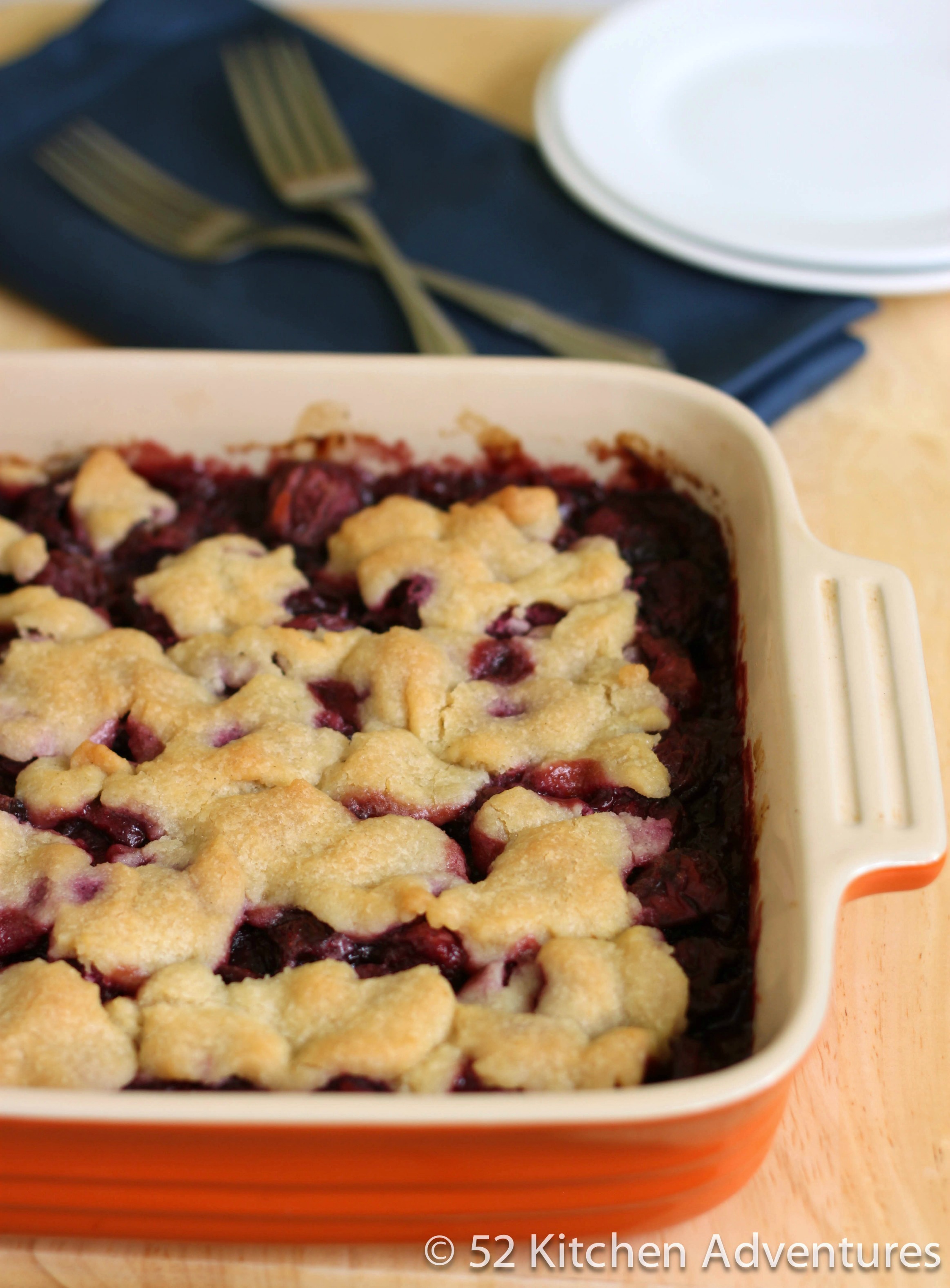 Gluten free cherry pie squares