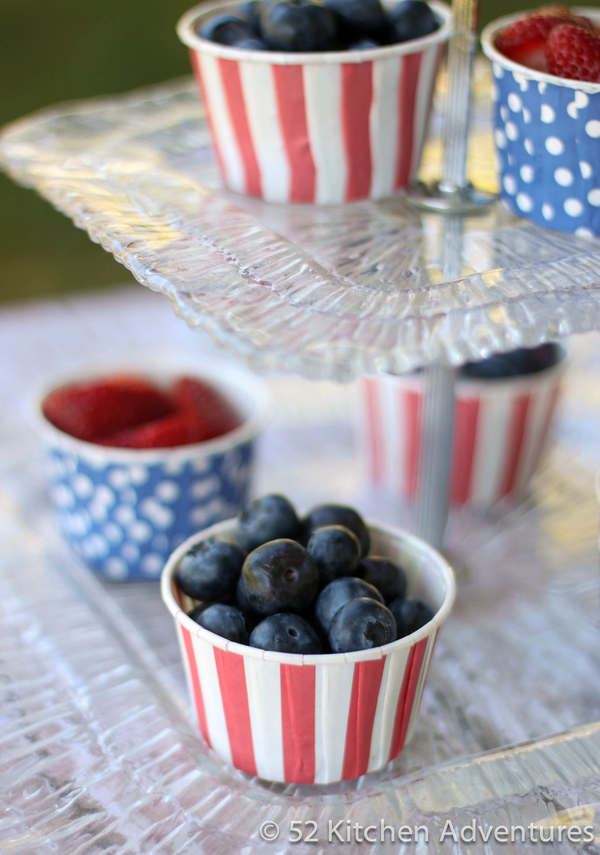Patriotic fruit cups