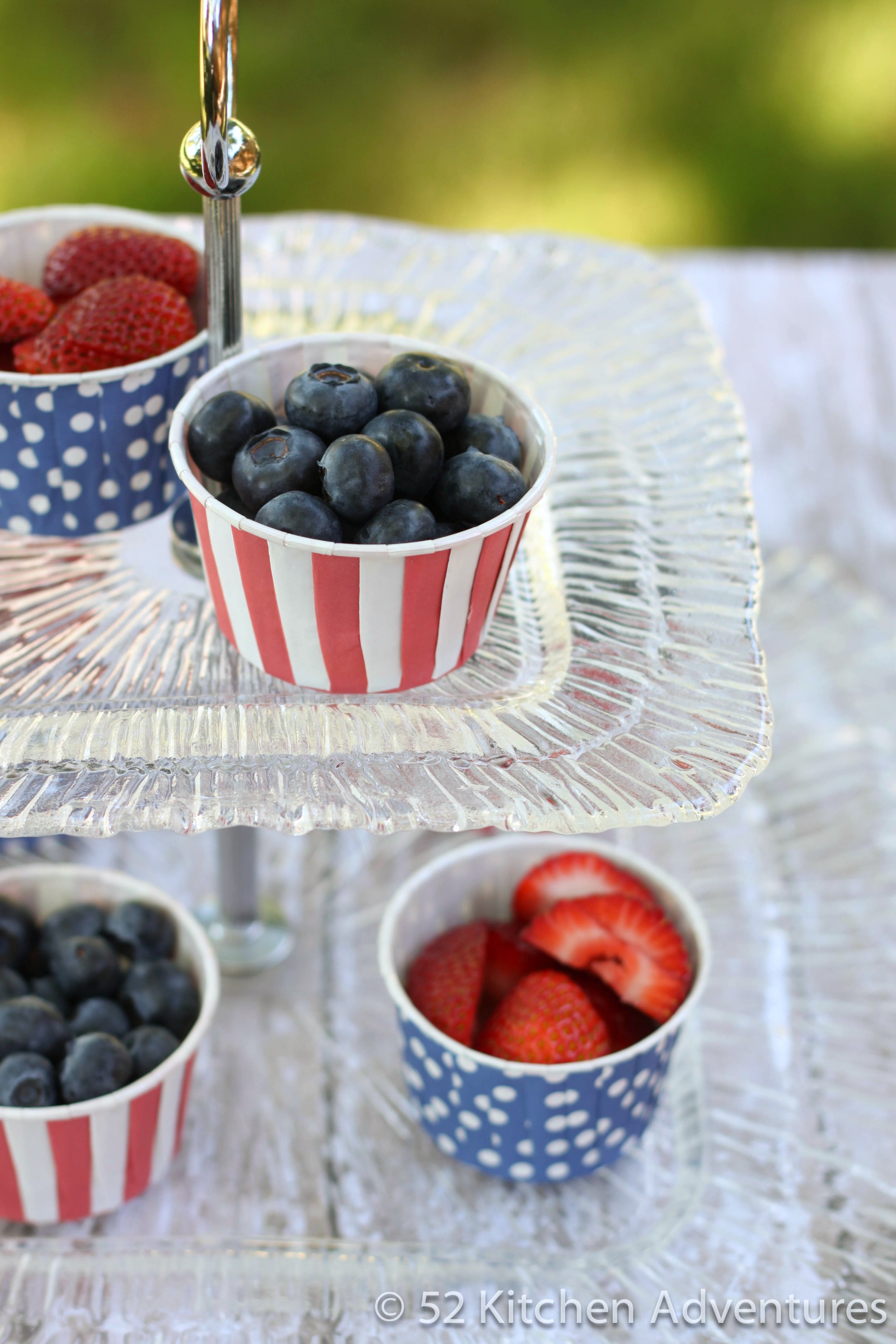 Patriotic fruit cups