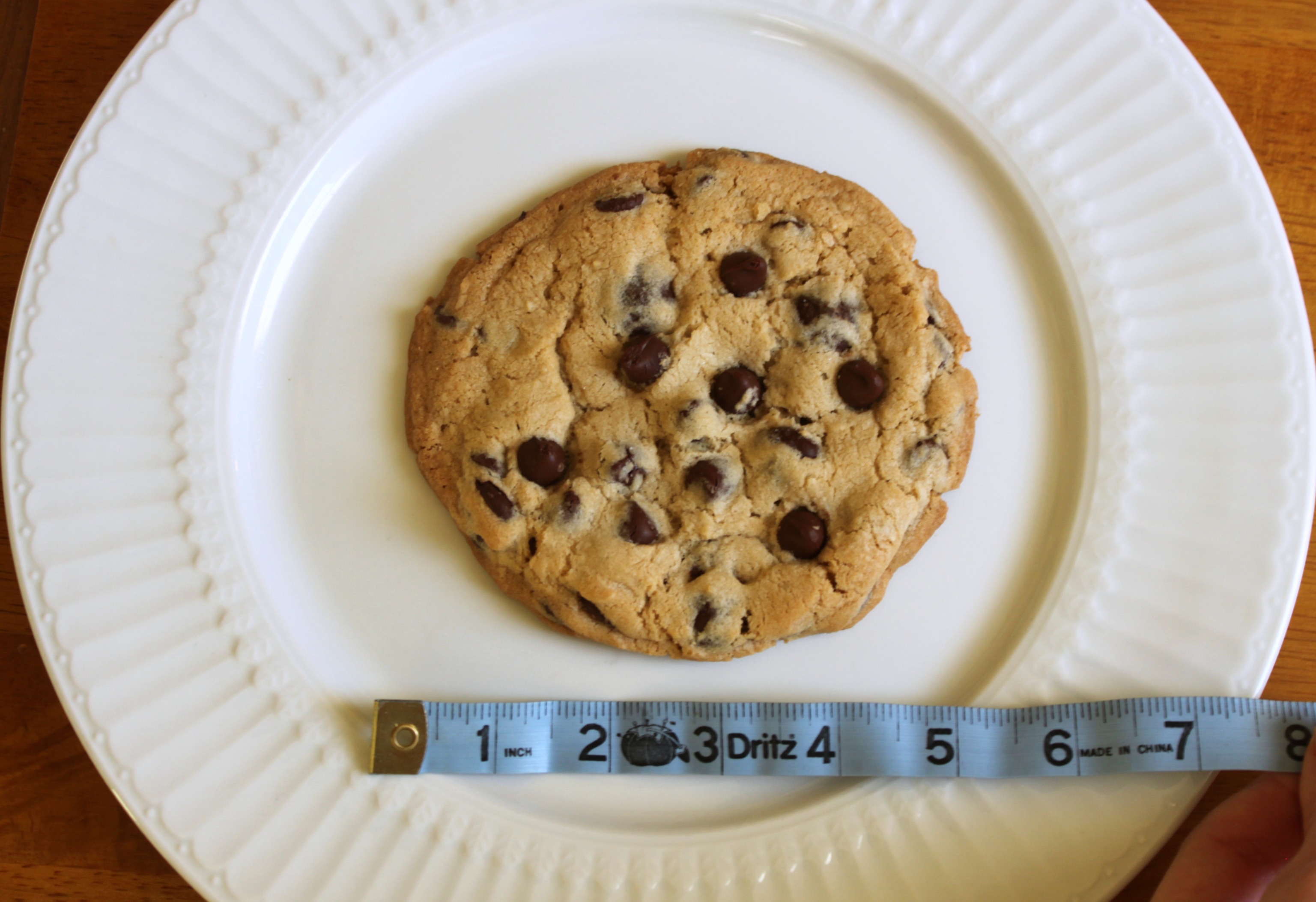 5 inch chocolate chip cookie