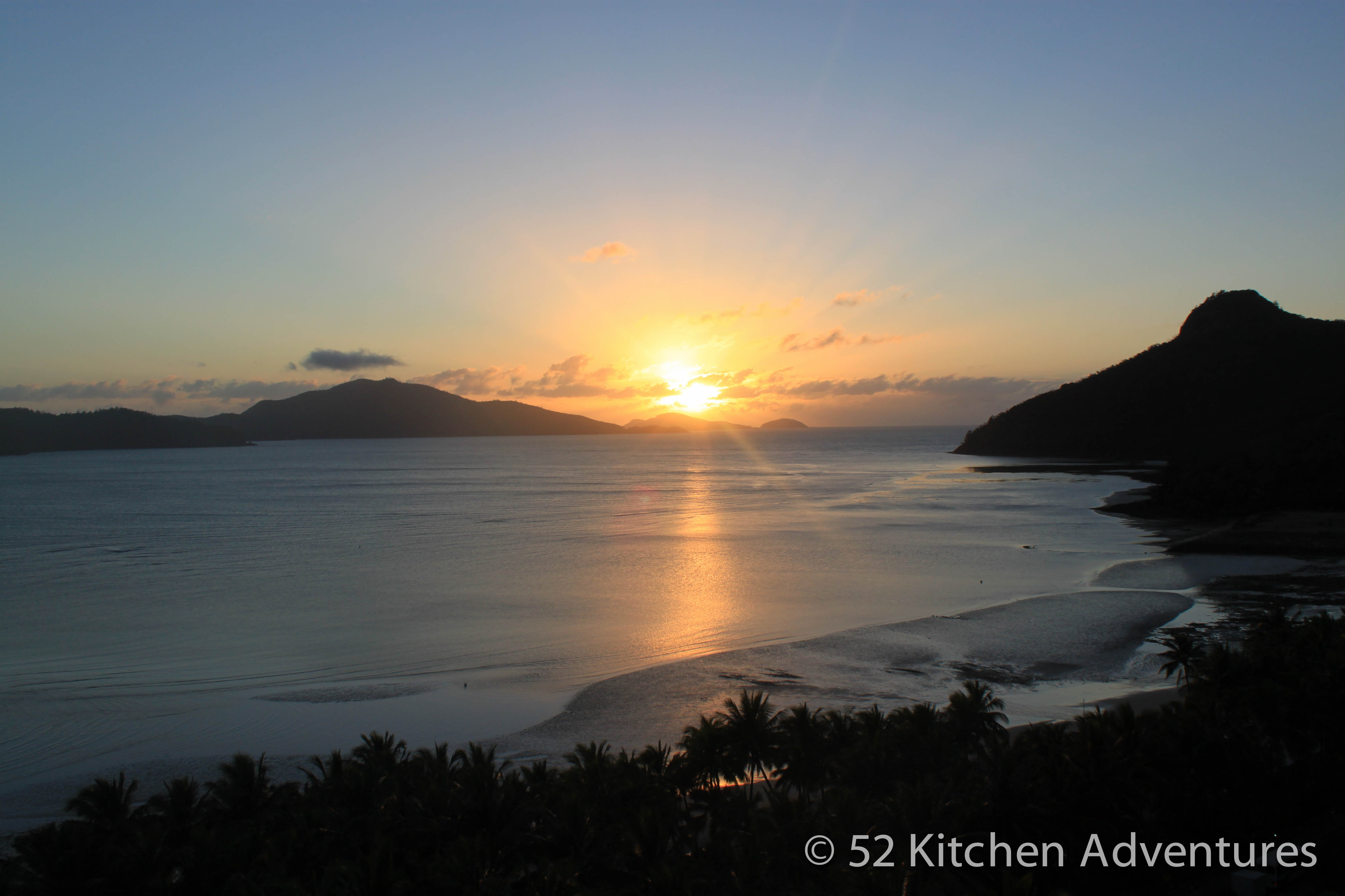 Sunrise over Hamilton Island