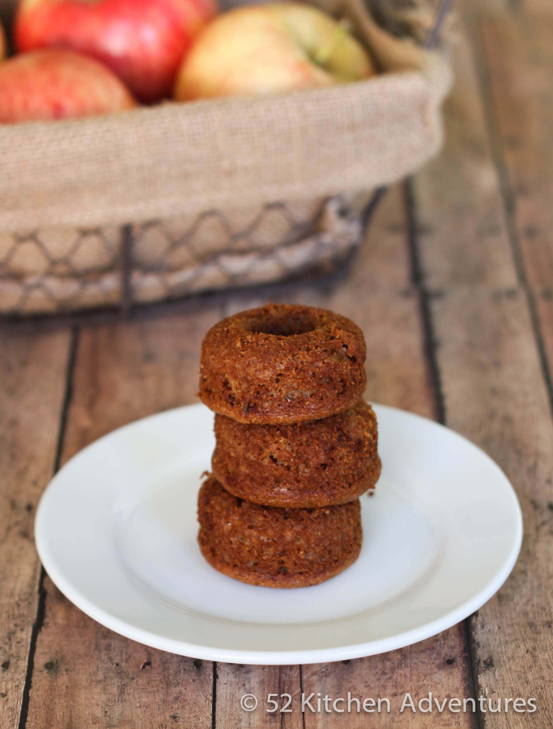 Baked apple cider doughnuts