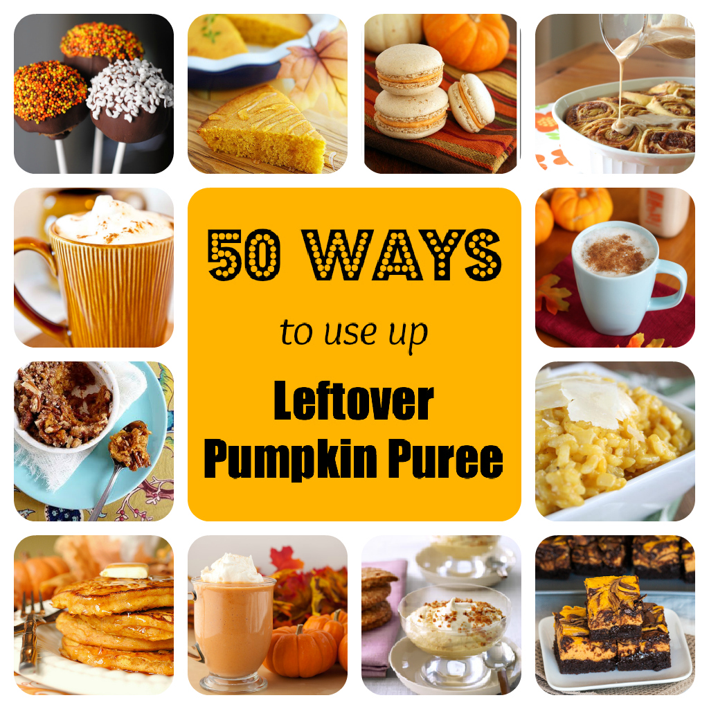 50 ways to use up leftover pumpkin puree
