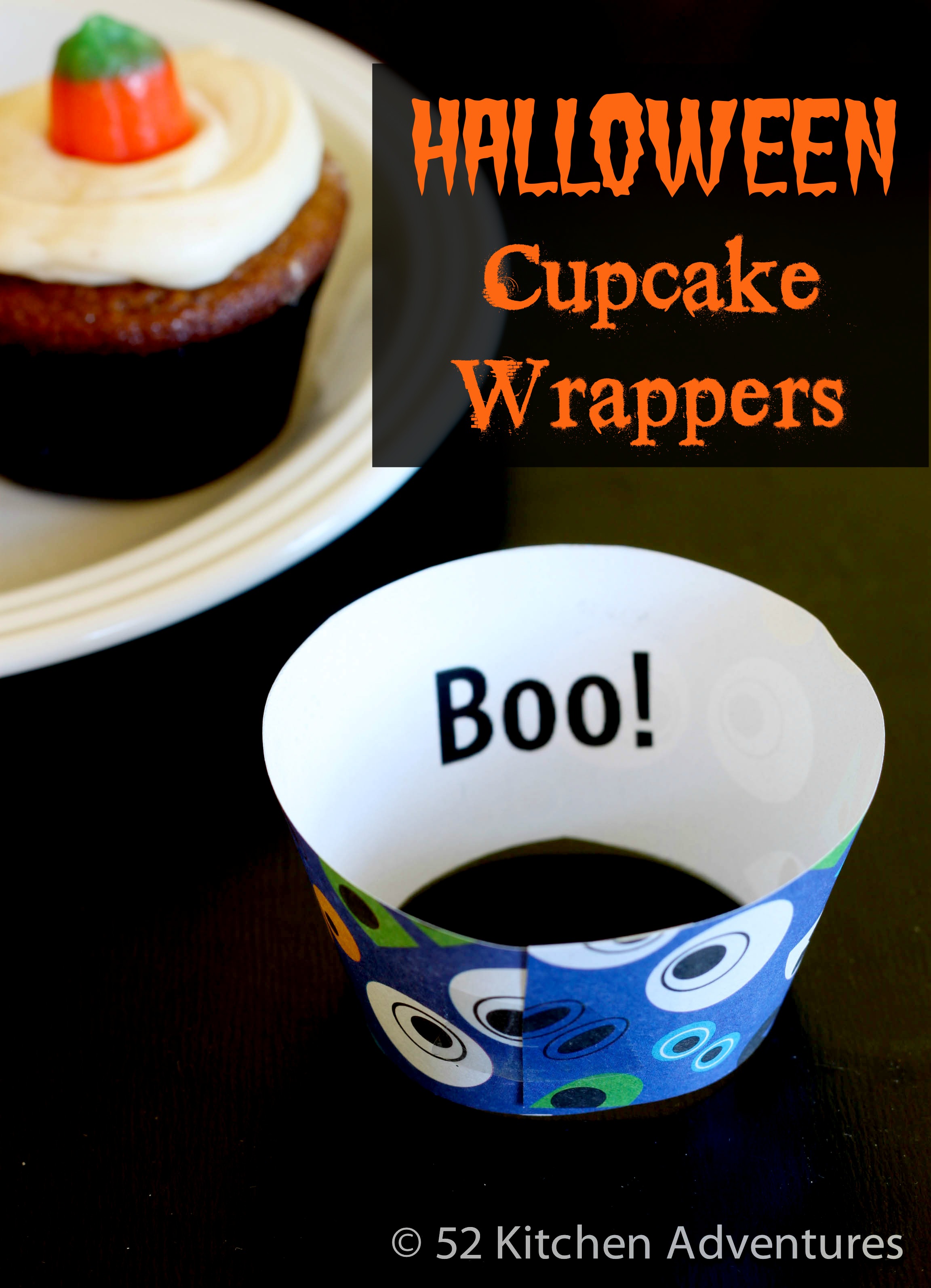 Halloween cupcake wrappers