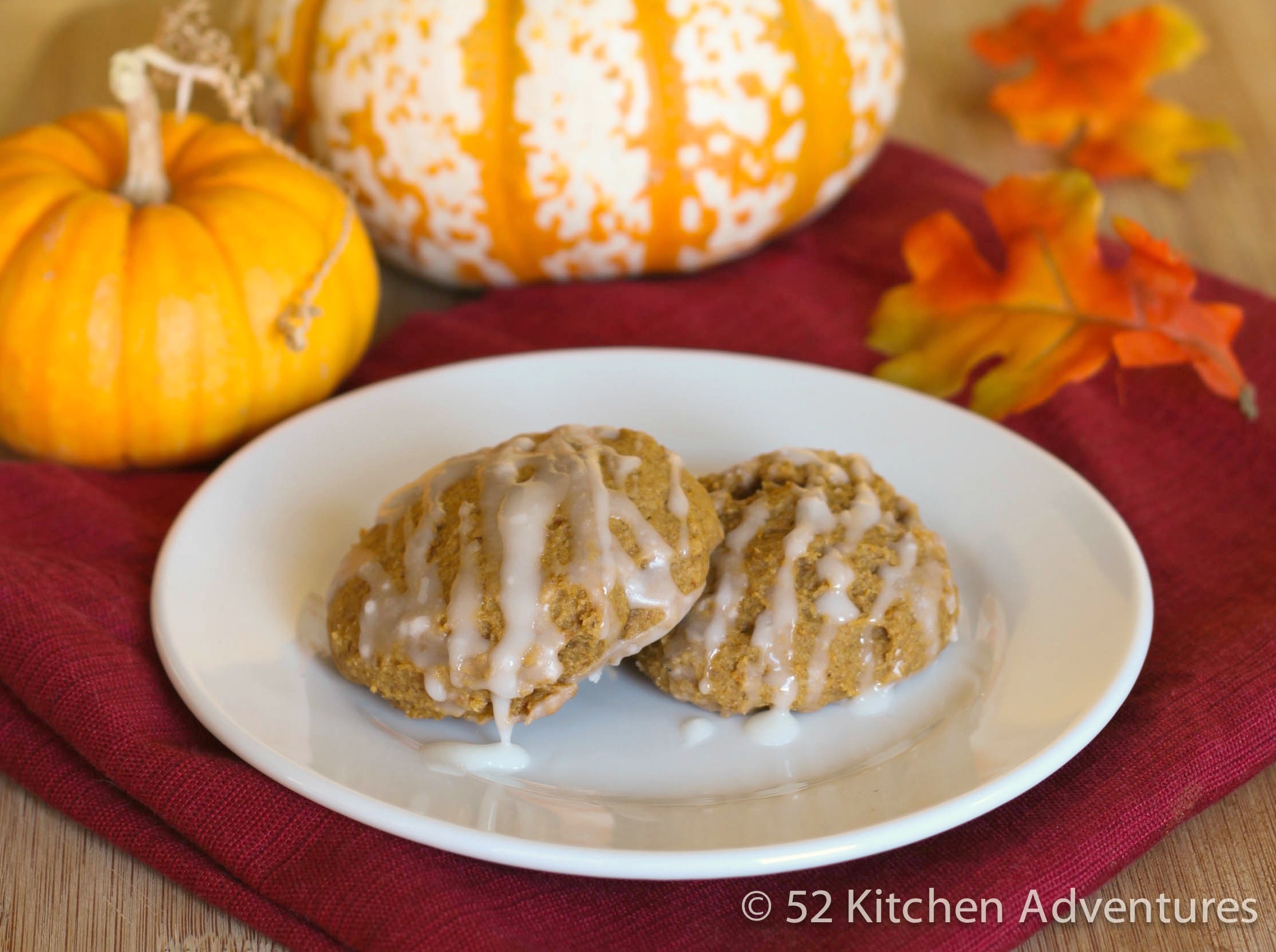 Soft Pumpkin Spice Cookies