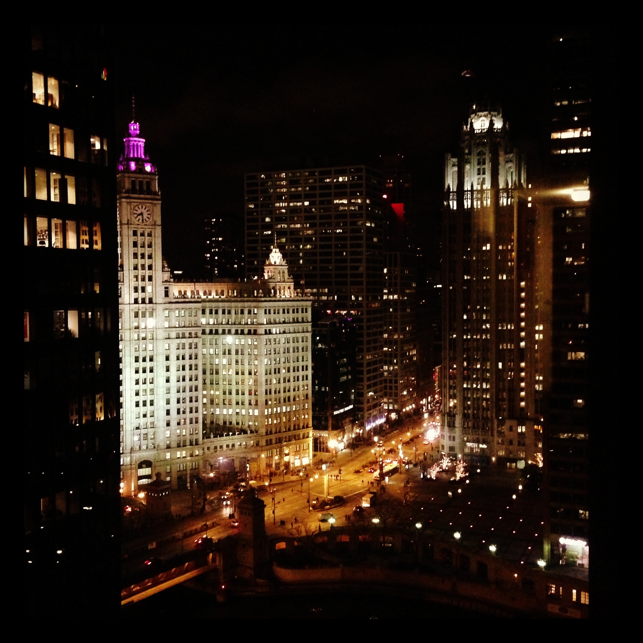 Chicago view from Hyatt Regency