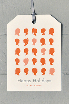 End childhood hunger with Share Our Strength holiday cards